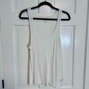 Aerie | Soft Ribbed Racerback Tank, White, Size XXL  - GUC